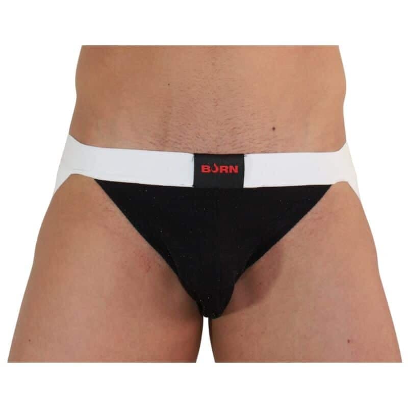 Burn – 004 Jock Brilhante Preto / Branco Xl