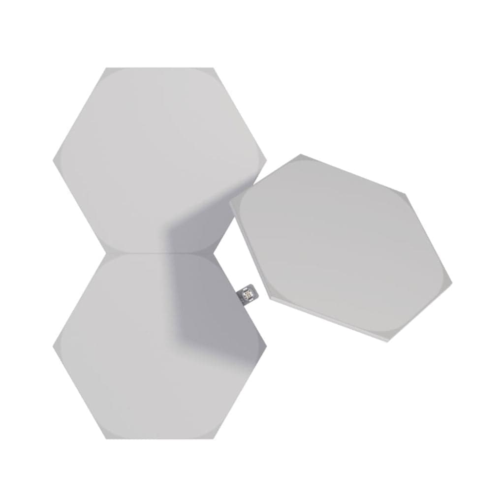 Iluminação Ambiente Nanoleaf Shapes Hexagons Wi-Fi Modular RGBW Room Decor & Gaming - Expansion Pack (3 Painéis) NL42-0001HX-3PK