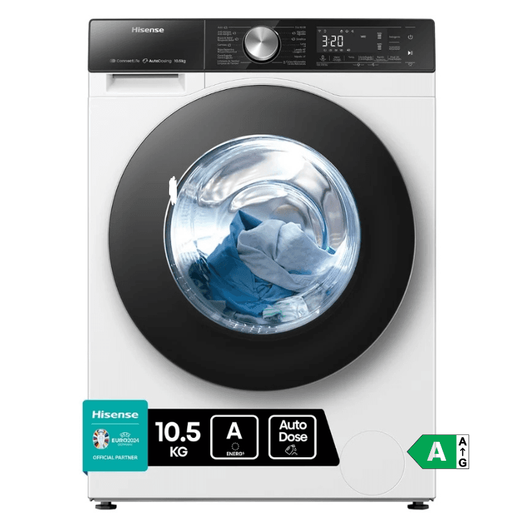 Máquina de Lavar Roupa HISENSE WF5S1045BW | 10.5kg