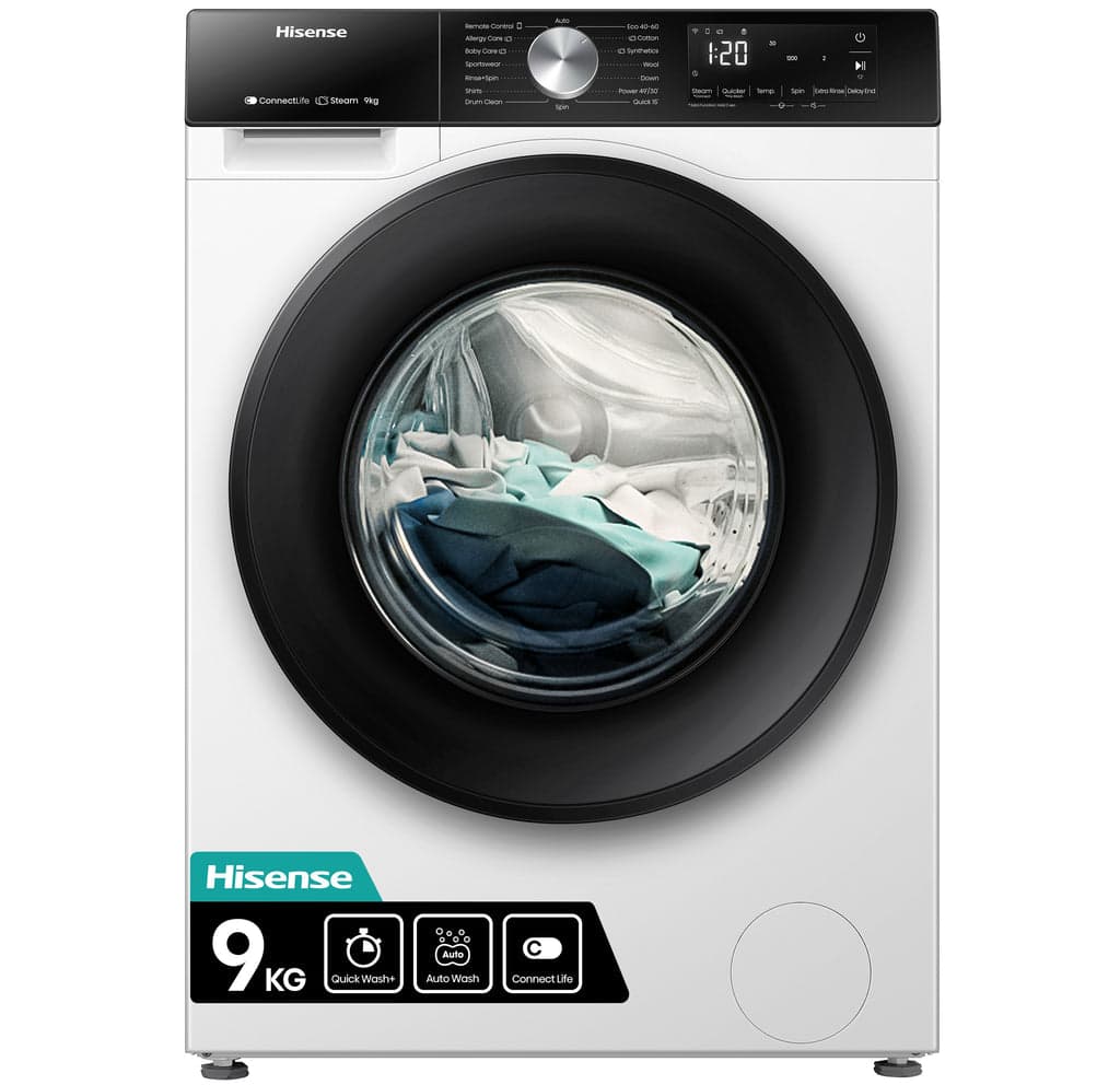 Maquina Lavar Roupa Hisense WF3S9043BW3 | 9kg