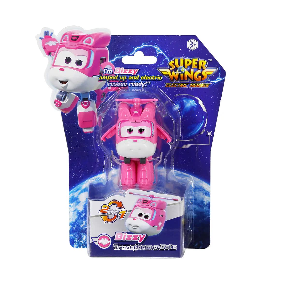 Super Wings - Mini Veículo Transformável Dizzy