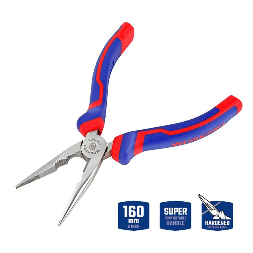 ALICATE DE PONTO LONGO 160MM. WORKPRO