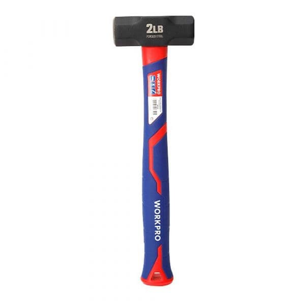 Workpro Martelo de Pedra / Quarto Cabo Fibra de Vidro 1Kg Preto