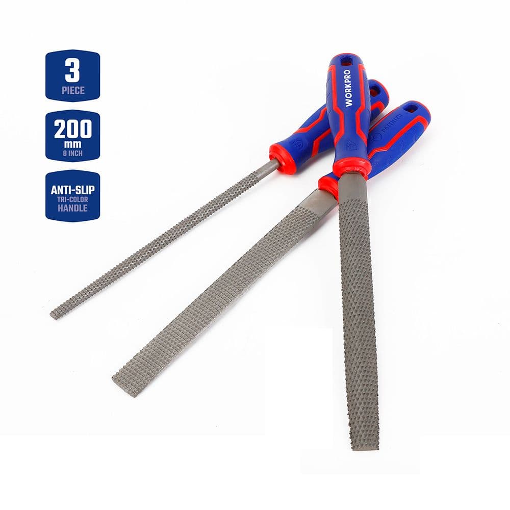 WORKPRO Conjunto de Limas 200mm