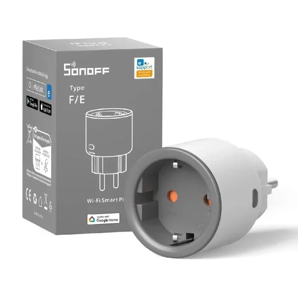 Sonoff Tomada Inteligente Wi-Fi 16A c/ Medidor de Consumo