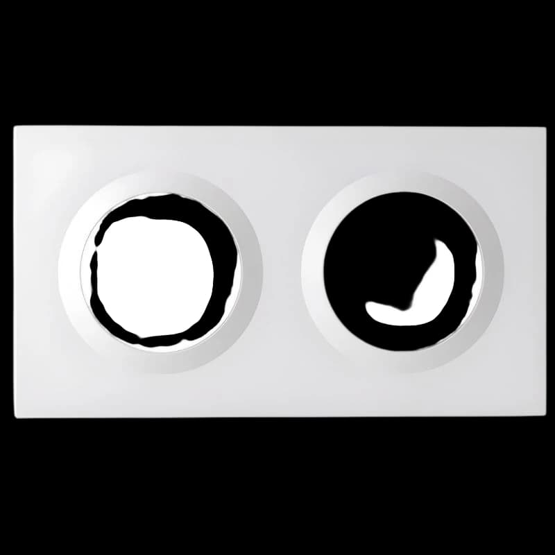 Sonoff Moldura Dupla de Parede (Série Fusion) - Orb-2Gang EF2G