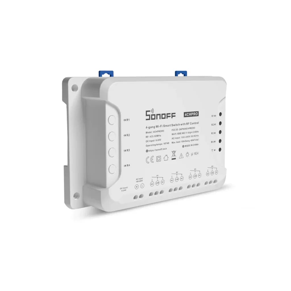 SONOFF 4CHPROR3 Interruptor Wifi 4 Canais 10A p/ Smart Home - M0802010004