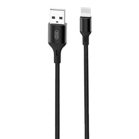 XO CABLE NB143 CORDON USB - LIGHTNING - 2.4A - 1M - COLOR NEGRO