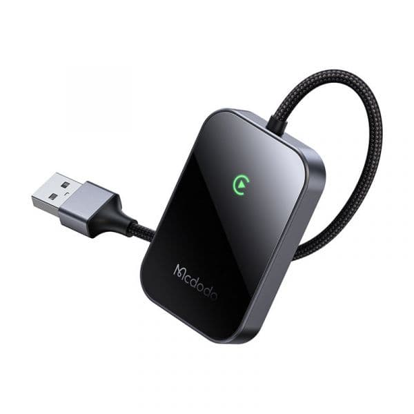 Mcdodo Adaptador CarPlay Wireless CA-7210, Preto, Plug & Play, com USB