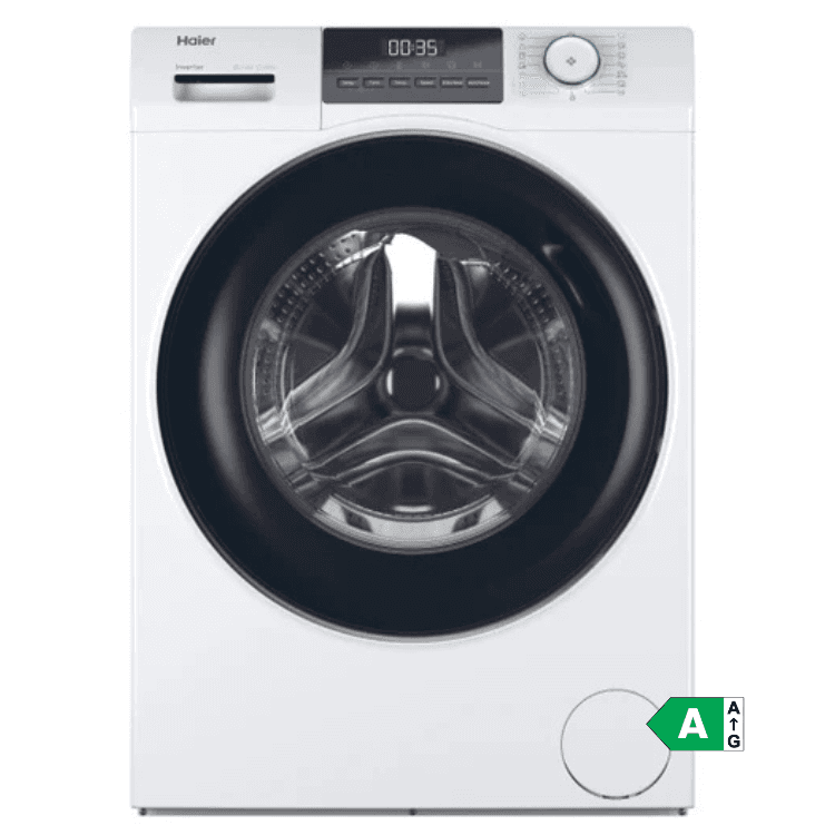 Máquina de Lavar Roupa Haier HW80BP14929AS 8Kg 1400RPM Classe A Branco