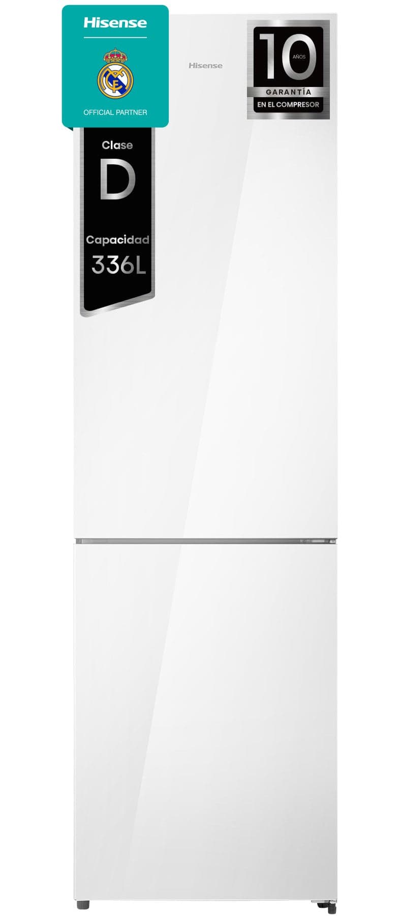 Frigorífico Combinado Hisense RB440N4GWD 336L Classe D