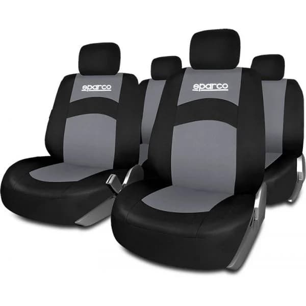 Sparco Kit Coberturas de Bancos 402 Corsa Cinza Preto - 27.SPCS402GR