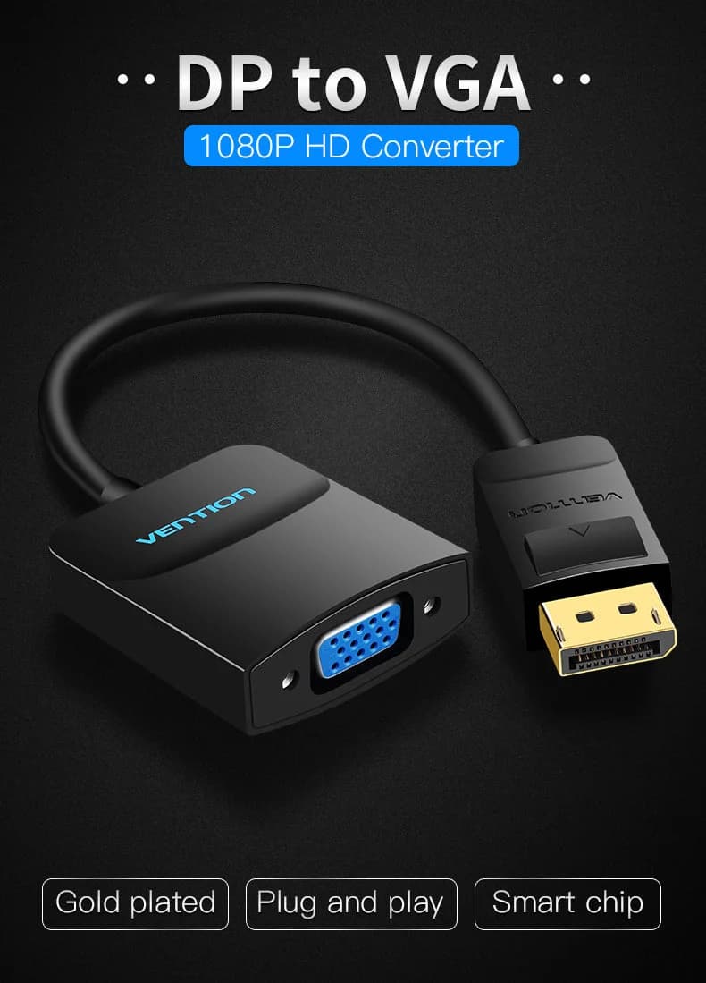 Vention Conversor Adaptador Displayport para Vga