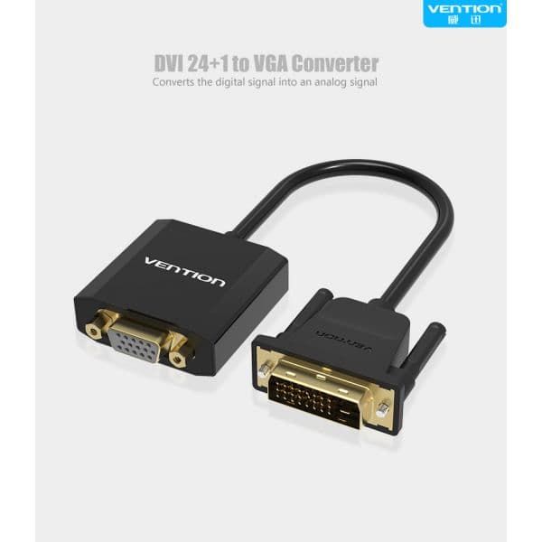 Conversor Vention Adaptador Dvi 24 + 1 para Vga (15cm)