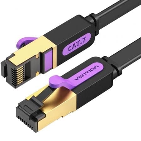 Cable de Red Vention Cat7 / 1.5m / Preto / VEN-CAB_ICDBG