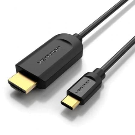 Vention Cabo Conversor USB Tipo-C Macho para HDMI Macho CGUBF 4K 1m Preto