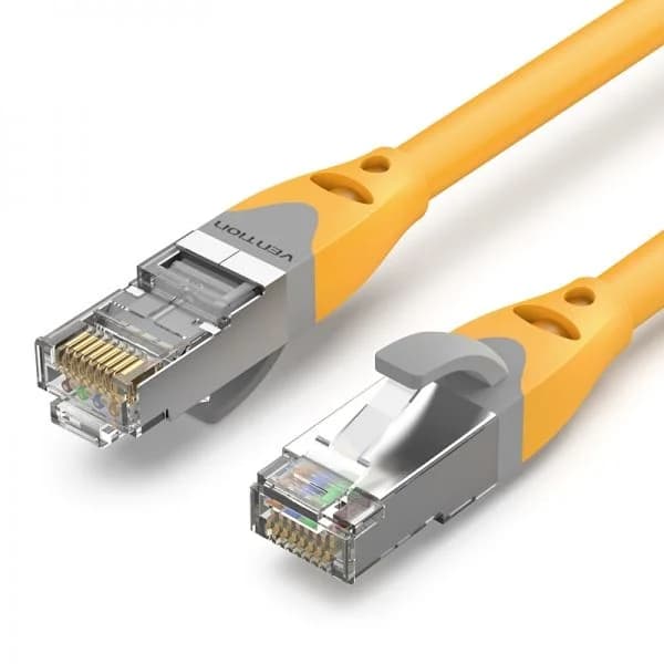 Vention IBHYF Cabo de Rede SFTP RJ45 Cat.6a 1m Amarelo