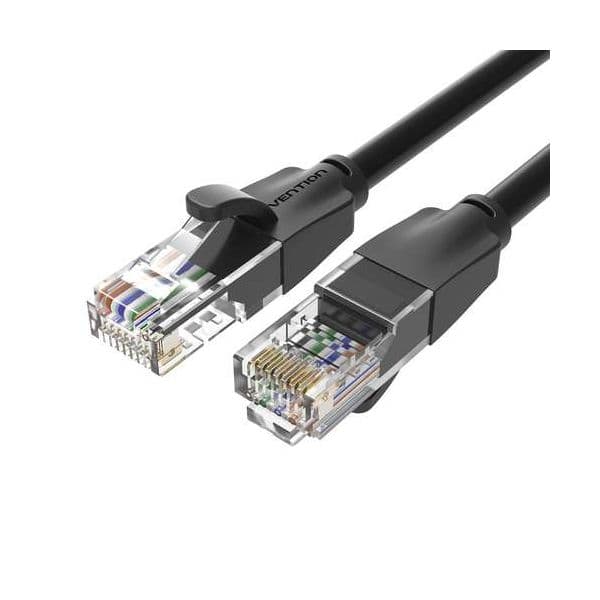 Vention Cabo de conexão UTP Cat 6 10m Preto