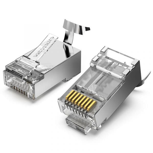 Vention IDER0-10 Conector RJ45 Cat.7 FTP 10 Unidades Preto