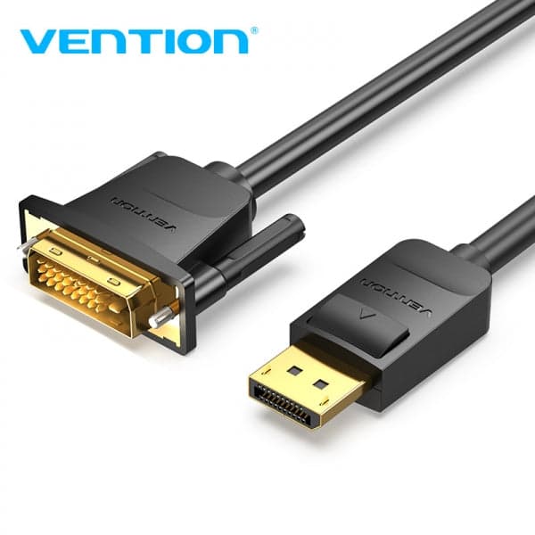 Cabo Conversor Vention HAFBH / DisplayPort Macho - DVI Macho / 2m / Preto