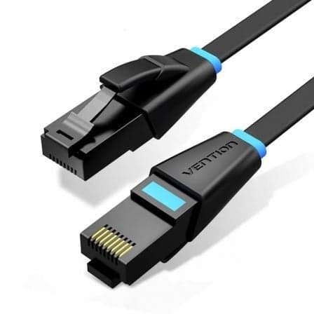 CABLE DE RED RJ45 UTP VENTION IBJBD CAT.6A 50CM NEGRO