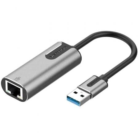 Vention Adaptador USB 3.0 para RJ45 CEWHB 1000Mbps Preto/Gris