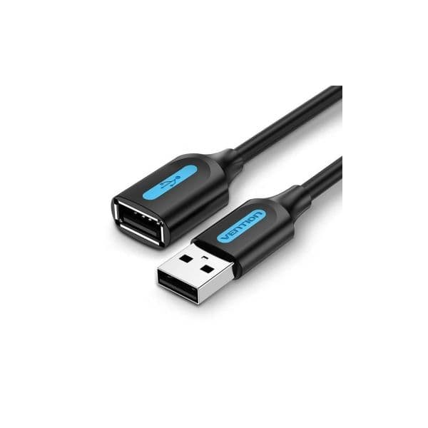 Vention CBIBJ Cabo Extensão USB 2.0 A Macho para A Fêmea 480Mbps 5m Black