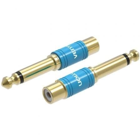 Vention Adaptador Conversor Áudio Jack 6.5mm M Mono - Rca F Blue