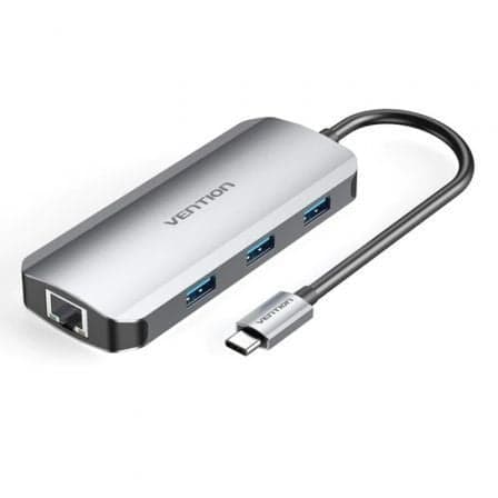 Vention Docking Station TOHHB USB-C para HDMI USB 3.0 RJ45