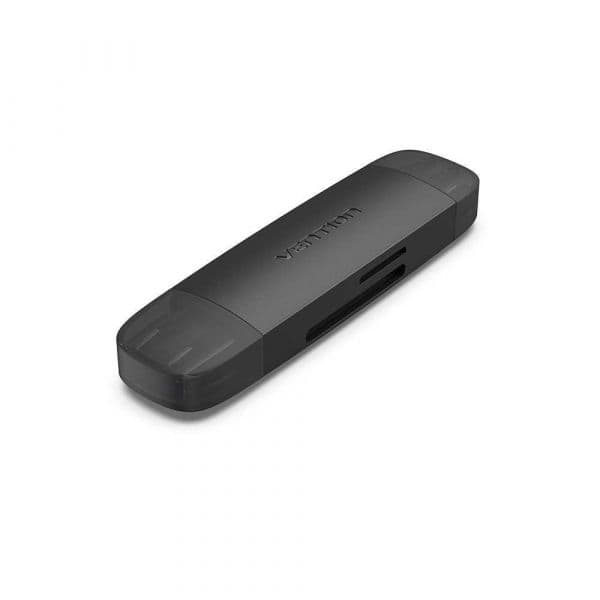 Vention CLKB0 Leitor de Cartões USB 3.0/USB-C Preto