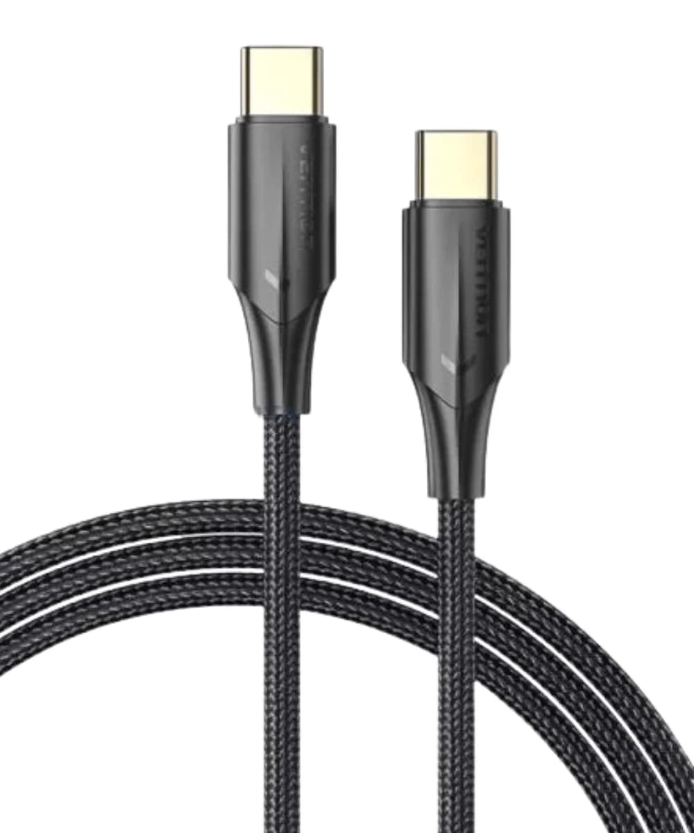Cabo VENTION TAUBH USB-C 2.0 E USB-C 3A 2M PRETO Led