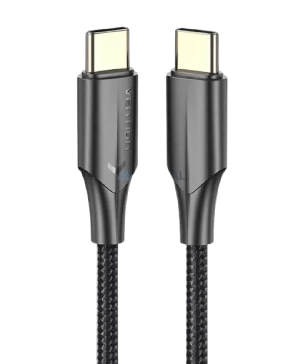 Cabo VENTION TAUBH USB-C 2.0 E USB-C 3A 2M PRETO Led