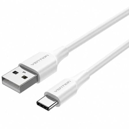 Vention CTHWF USB 2.0 Tipo-A Macho para USB Tipo-C Macho Cabo 1m Branco
