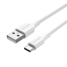 Vention CTHWF USB 2.0 Tipo-A Macho para USB Tipo-C Macho Cabo 1m Branco