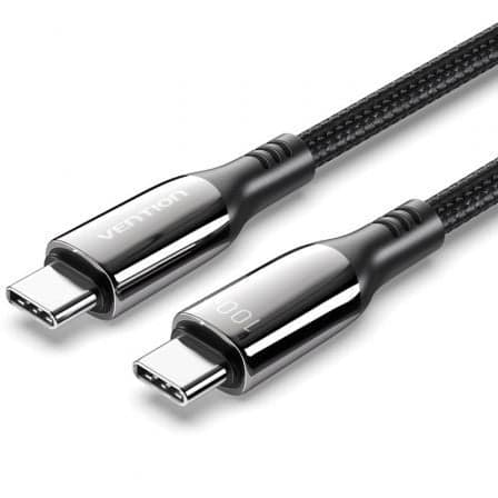 Vention Cabo USB 2.0 Tipo-C para Tipo-C 5A/100W 1.2m Preto