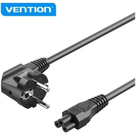 CABLE DE ALIMENTACIÓN VENTION ZCKBAC IEC C5 HEMBRA - CEE7 MACHO 1