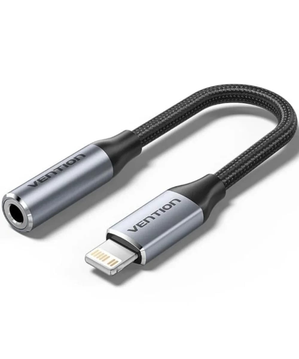 Adaptador Áudio Lightning para Jack 3.5mm Fêmea Vention