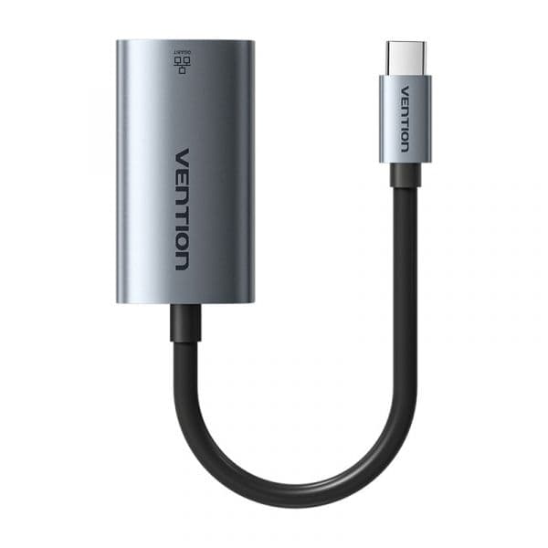 Vention CFPHB Adaptador USB-C para RJ45 Gigabit Ethernet 0.15m Preto