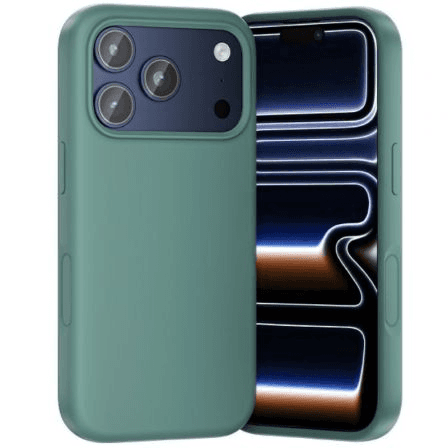 Vention Capa Silicone para iPhone 17 Pro Turquoise