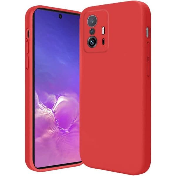 Capa Silicone Líquido Xiaomi Mi 11T/ Mi 11T Pro Vermelho - 17234092