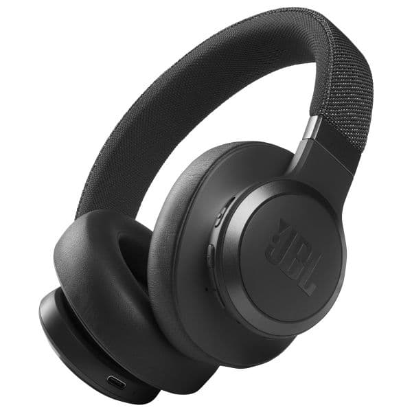 JBL Auscultadores Bluetooth com Microfone Live 660 Noise-Cancelling Black