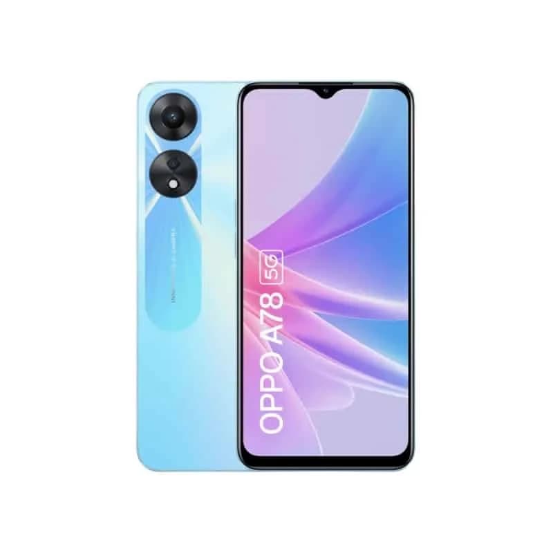 Smartphone OPPO A78 - 8GB/128GB - Glowing Blue - (6.56'' - Dual SIM - 5000 mAh)