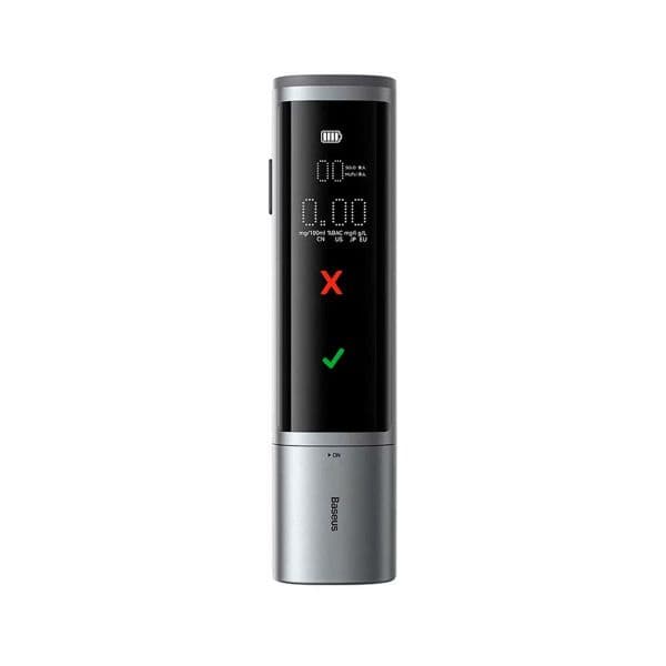 Baseus Alcoolímetro SafeJourney Pro Cinzento - CRCX060014