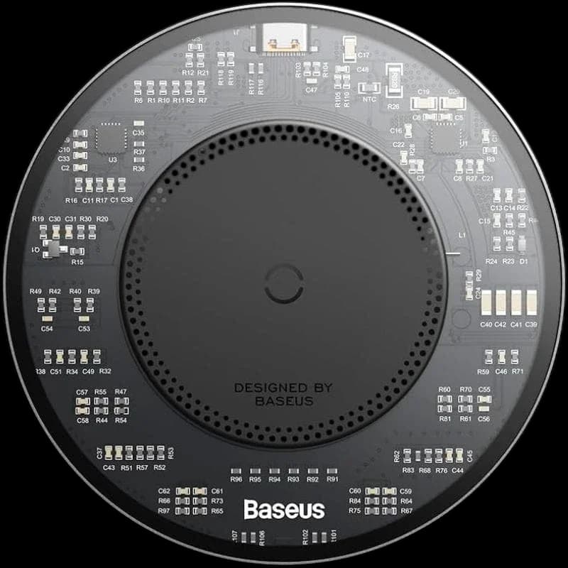 Baseus BS-W530 (Simple 2) Carregador Wireless Qi 15W Preto