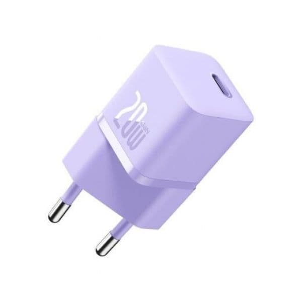 Baseus Carregador Rápido Compacto GAN5 20 W Usb-c Roxo - CCGN050105