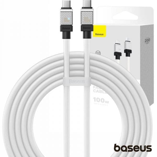 Baseus CoolPlay Series Cabo USB-C Macho para USB-C Macho 100W 2m