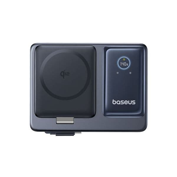 Baseus Carregador Nomos 5-in-1 140w 3c+u Qi2 Black