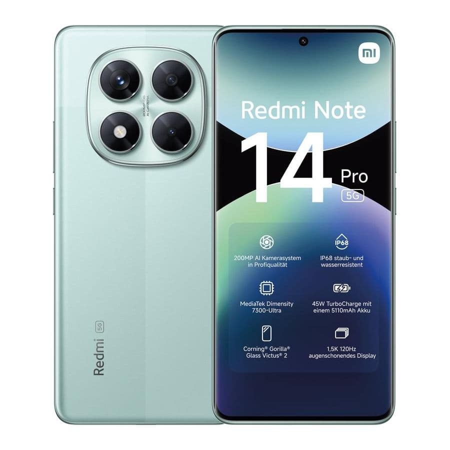 Xiaomi Redmi Note 14 Pro 5G 8GB/256GB Verde