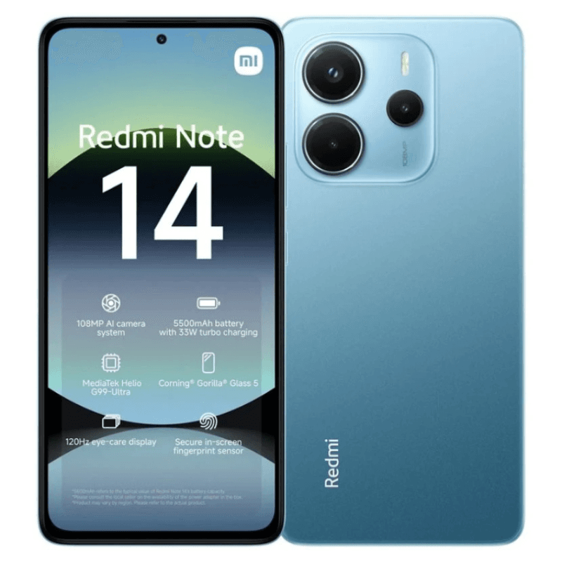 Xiaomi Redmi Note 14 4G 6.67″ Dual SIM 6GB/128GB Azul