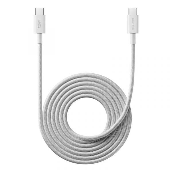 Xiaomi Cabo USB-C para USB-C 240W 6A Entrançado 2 Metros Black